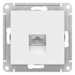 ATN000183 Atlasdesign Механизм розетки компьютерной RJ45 Cat.5e, белый (уп.10шт.) Schneider Electric ATN000183 - фото 234983