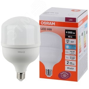 5576834 LED HW 40Вт E27 6500К 4000Лм 220В (замена 400Вт) Лампа светодиодная LEDVANCE (OSRAM) 4058075576834 - фото 313175
