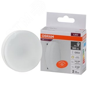5582156 Value GX53 LED 12Вт GX53 3000К 960Лм таблетка 220В (замена 100Вт) Лампа светодиодная (уп.10шт.) LEDVANCE (OSRAM) 4058075582156 - фото 313177