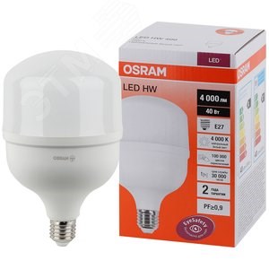 121319/5576810 LED HW 40Вт E27 4000К 4000Лм 220В (замена 400Вт) Лампа светодиодная (уп.12шт.) LEDVANCE (OSRAM) 4099854121319 - фото 313195