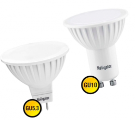 94245 NLL-MR16-7-230-4K-GU5.3 MR16 LED 7Вт GU5.3 4000К 500Лм спот 220В (замена 60Вт) Лампа светодиодная (уп.10шт.) Navigator Group© (Китай) 94245 - фото 313274