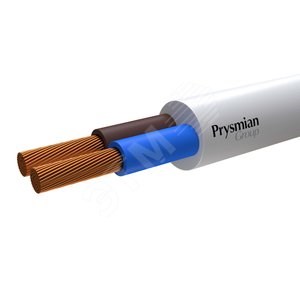 ПВС 2х1,5мм² до 380В Провод РЭК-PRYSMIAN ГОСТ (бухта 100м.) 0102040201 - фото 341992