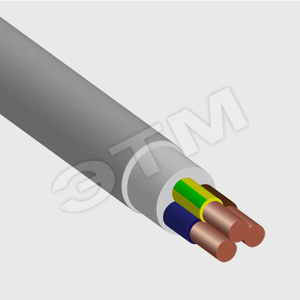 NYM нг-LS 2х2,5мм² Кабель силовой Севкабель (бухта 100м.) К13И1213ВК006Я8 - фото 342079
