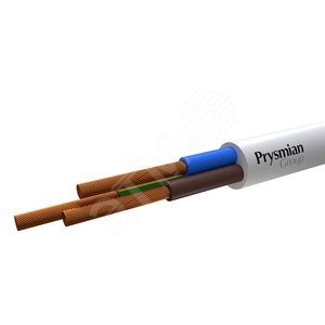 ПВС 3х1,5мм² до 380В Провод РЭК-PRYSMIAN ГОСТ (бухта 100м.) 0103040201 - фото 342180