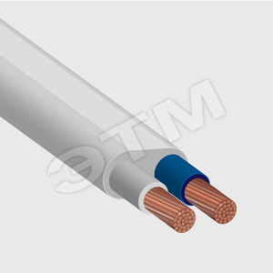 ШВВП 2х0,5мм² Провод белый РЭК-PRYSMIAN ГОСТ (бухта 400м.) 0184 02 02 - фото 342206