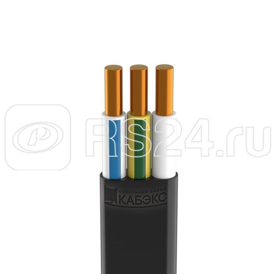ВВГ-Пнг(А)-LS 3х4мм² Кабель силовой плоский Лидер кабель ГОСТ ВВГ-Пнг(А)-LS 3х4мм² - фото 367210
