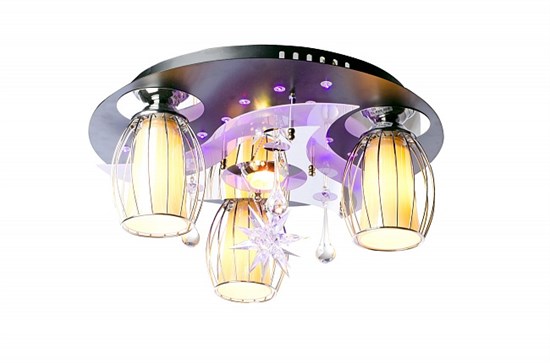 307R/3PL E14*40W+LED Chrome Потолочный светильник Escada 307R/3PL - фото 604309