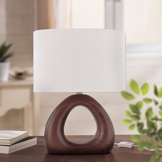 706/1L E14*40W Wenge/Beige Настольный светильник Escada 706/1L - фото 604382
