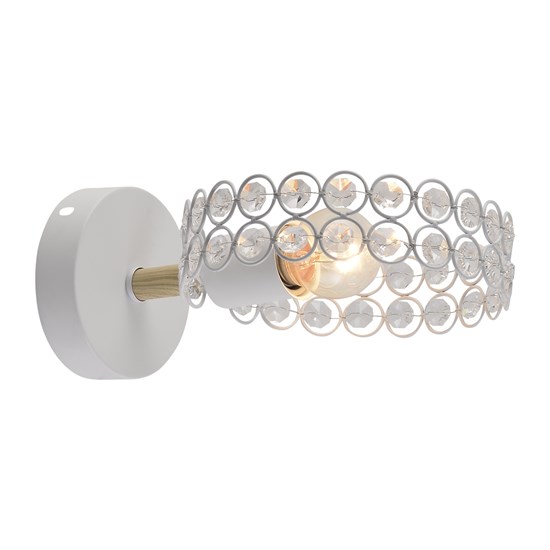 679/1A White, Escada 679/1A E27*60W White/Wood Настенный светильник 672242 - фото 604502