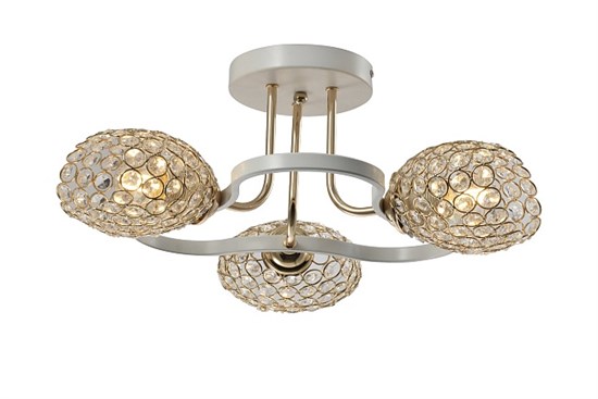 1100/3S Е27*60W White/Gold Потолочный светильник Escada 1100/3S - фото 604528