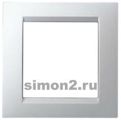 1500610-030 S15 Рамка 1 пост, белая (уп.60шт.) Simon Electric (Россия) 1500610-030 - фото 604605