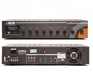 MA-240 МР3-плеер-USB-FM-тюнер-усилитель 240Вт, 3 микр./2 лин. входа, ИК-пульт ДУ ROXTON  MA-240 - фото 604797