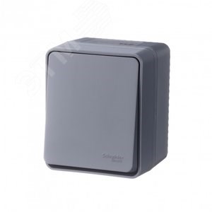 ATN544011 AtlasDesign Profi54 Одноклавишный выключатель (сх.1) IP54, антрацит Schneider Electric ATN544011 - фото 604831