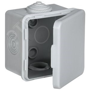 UKO31-065-065-050-K03-54 Generica серая Коробка распределительная 65х65х50, 4 ввода, IP54 (уп.150шт.) IEK® (Россия) UKO31-065-065-050-K03-54 - фото 604840