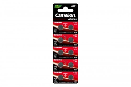 AG1-BP10 Mercury Free Элемент питания (для часов) 364A/LR621/164, 1,5V (уп.10/100шт.) Camelion AG1-BP10 - фото 604893