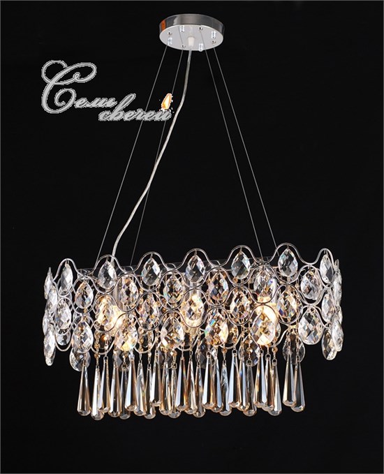 10660/6C CHROME CLEAR Como Люстра Natali Kovaltseva 10660/6C CHROME CLEAR - фото 605017