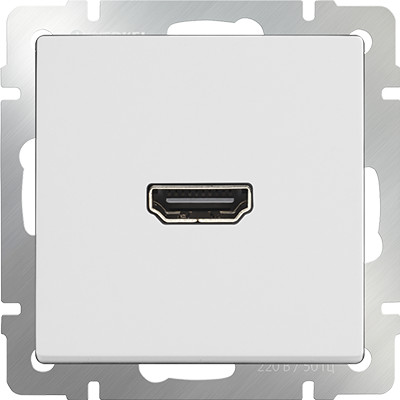 W1186001/WL01-60-11 Розетка HDMI белая (уп.10шт.) Werkel™ a036553 - фото 605046