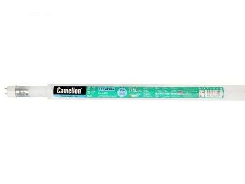 LED20-T8-120/840/G13 Светодиодная лампа 20Вт 220В (уп.25шт.) Camelion LED20-T8-120/840/G13 - фото 605180