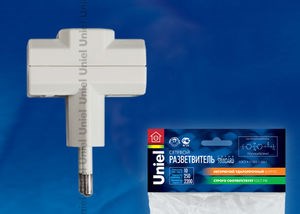 S-ES3-10T Разветвитель сетевой 3 гнезда, б/з, 10А (уп.160шт.) UNIEL 673422 - фото 605257
