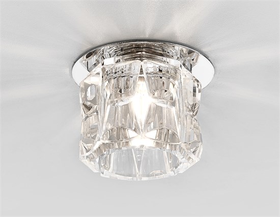 D7340 CL/CH хром/прозрачный G9 Design Светильник встраиваемый (уп.30шт.) Ambrella Light D7340 CL/CH хром/прозрачн - фото 605270