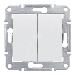 SDN0300121 Sedna Механизм выключателя 2-кл. (сх.5), 10А, 250В, белый (уп.10шт.) Schneider Electric SDN0300121 - фото 605297