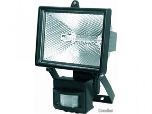 ST-500A C02 черный Прожектор с датчиком движения 120° 500W J-118 R7s 220V (уп.12/192шт.) Camelion ST-500A C02 - фото 605411
