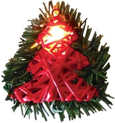 26841 CL122 Гирлянда, 10LED, цвет свечения:теплый белый, 10 подвесов, расстояние м/у LED:10см, размер подвеса: 8*2.5*10см, батарейки 3*AA, IP20 FERON 26841 - фото 605466