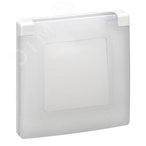 672550 Etika Рамка 1 пост IP44, белая (уп.10шт.) Legrand (Франция) 672550 - фото 605486