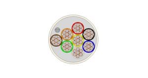 ALARM 8/100 8X0,22мм² Слаботочный кабель для систем сигнализации (бухта 100м.) ALARM 8/100 - фото 605511