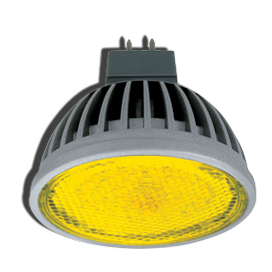 M2CY42ELC Ecola MR16 LED color 4,2W 220V GU5.3 Yellow Лампа св/д желтая СНЯТА С ПРОИЗВОДСТВА M2CY42ELC - фото 605552