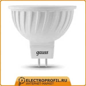 101505205 Gauss LED MR16 GU5.3 5W 4100K Лампа светодиодная (уп.10/100шт.) 101505205 - фото 605641