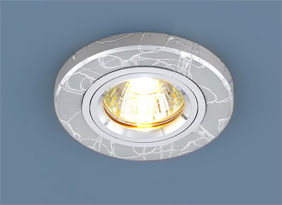 2050 MR16 SL серебро Cветильник встраиваемый (уп.10/50шт.) Elektrostandard 2050 MR16 SL серебро - фото 605690