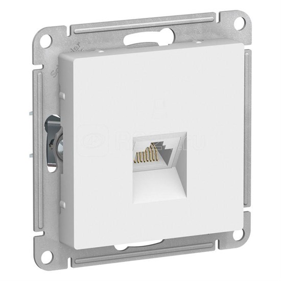 ATN000186 AtlasDesign Механизм розетки компьютерной RJ45, Cat.6а, белый (уп.10шт.) Schneider Electric ATN000186 - фото 605731