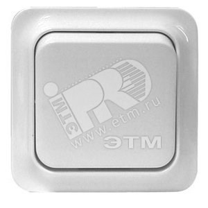 LEX1834521STR Quick ELJO ПЕРЕКЛЮЧАТЕЛЬ 1 КЛАВИША, БЕЛЫЙ (СХ.6) (уп.10шт.) Schneider Electric LEX1834521STR - фото 605762