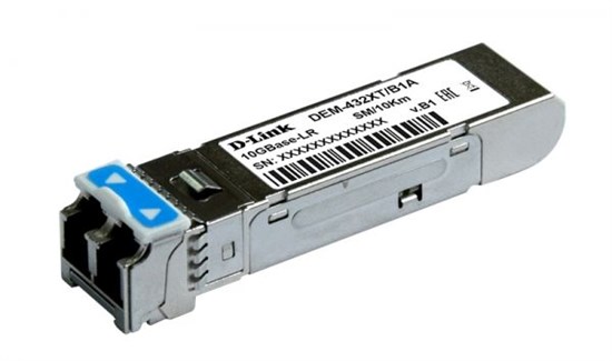 DEM-432XT/B1A Трансивер SFP+ с 1 портом 10GBase-LR для одномодового оптического кабеля (до 10км) D-Link DEM-432XT - фото 605968