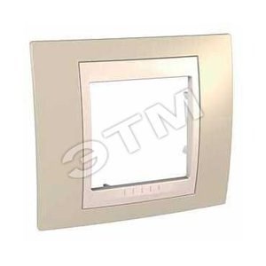 MGU6.002.567 Unica Хамелеон Рамка, 1 место, песчаный/бежевая (уп.10шт.) Schneider Electric MGU6.002.567 - фото 605977