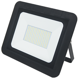 JPW100ELB Ecola Projector LED 100,0W 220V 2800K IP65 Прожектор cв/д, тонкий, черный (уп.5шт.) JPW100ELB - фото 606018