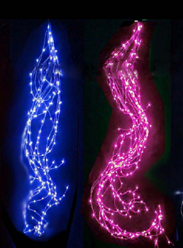 Branch-125-05-B Электрогирлянда КОНСКИЙ ХВОСТ 125 синих mini-LED ламп 10х1м +1,5м 12V Beauty Led Branch-125-05-B - фото 606050