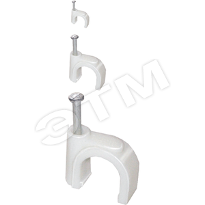 USK11-08-100 Скоба круглая 8мм (уп.100шт.) IEK® USK11-08-100 - фото 606116