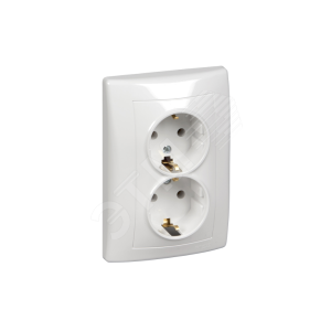 SDN3000621 Sedna Розетка 2 гнезда с заземлением 16А, 250В, белая (уп.12шт.) Schneider Electric SDN3000621 - фото 606117
