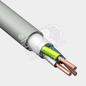 NYM 3х4мм² Кабель силовой Конкорд (бухта 100м.) NYM 3х4 - фото 606299