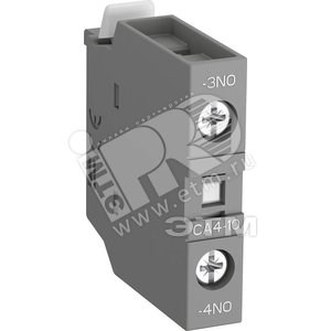 1SBN010110R1010 Контакт CA4-10 1НО фронтальный для контакторов AF09…AF96 реле NF22E…NF40E ABB 1SBN010110R1010 - фото 606330