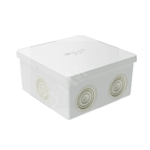 53700R Express Коробка ответвительная с кабельными вводами, IP44, 80х80х40мм (уп.20шт.) ДКС 53700R - фото 606492