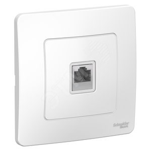 BLNIS011001 Blanca Розетка телефонная RJ11 1 гнездо, белая (уп.10шт.) Schneider Electric BLNIS011001 - фото 606527