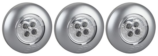 SB-504 пушлайт "Аврора" [4xLED, 3xAAA, серебристый] Фонарь (уп.3шт.) ЭРА SB-504 - фото 606672