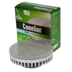 LED7-GX53/845/GX53  эл.лам. светодиод.7Вт 220В Camelion ВЫВЕДЕНА ИЗ АССОРТИМЕНТА 675761 - фото 606698