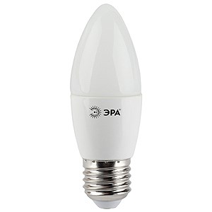 smd B35-7w-827-E27 Лампа светодиодная (уп.6/60/2400шт.) ЭРА smd B35-7w-827-E27 LED - фото 606720