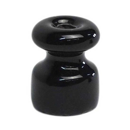 R-IZ-03-50 керамика Изолятор черный (уп.50шт.) BIRONI R-IZ-03-50 - фото 606873