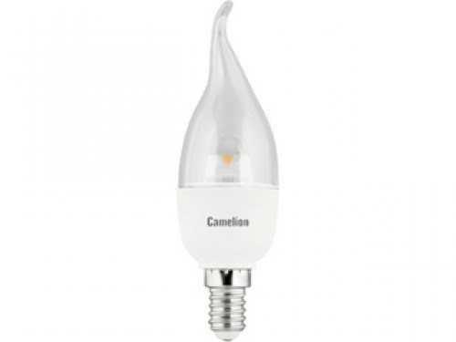 LED5.5-CW35-CL/830/E14 BrightPower Светодиодная лампа 5,5Вт 220В (уп.10/100шт.) Camelion LED5.5-CW35-CL/830/E14 - фото 607019
