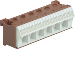 KN26P Блок фазных клемм, 26 клеммных выходов HAGER KN26P - фото 607063